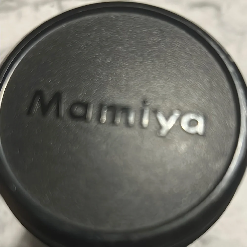 vintage Mamiya Black Camera Lens, 150mm F4 with case